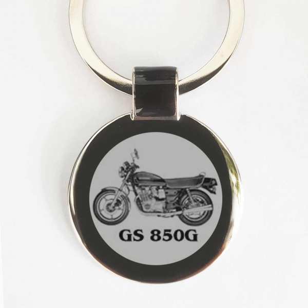 Suzuki GS 850G Motorrad Schlüsselanhänger personalisiert mit Gravur