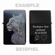 Preview: Puma Wildcat Lighter Lineart optionally personalized with your engraved text on the back