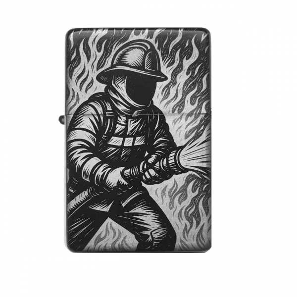 Sturmfeuerzeug "Feuerwehr Einsatz" – personalisierbar