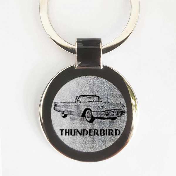 Ford Thunderbird Schlüsselanhänger personalisiert mit Gravur