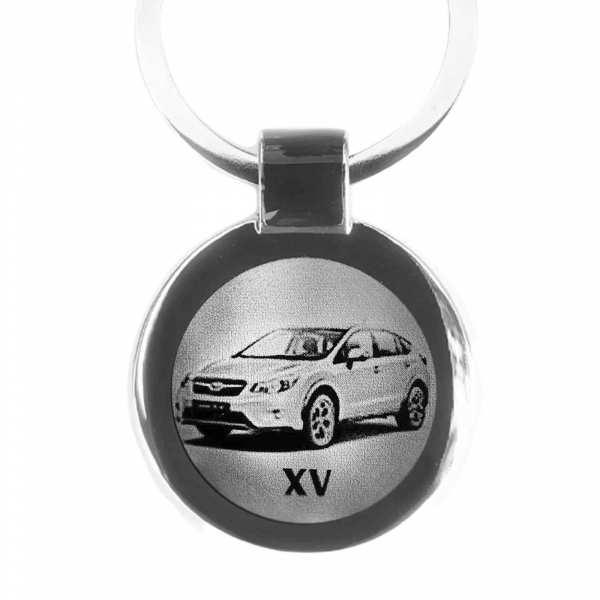 Subaru XV Schlüsselanhänger personalisiert mit Gravur