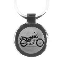 Yamaha YBR125 Motorrad Schlüsselanhänger mit Gravur Yamaha YBR125 Motorrad Schlüsselanhänger mit Gravur