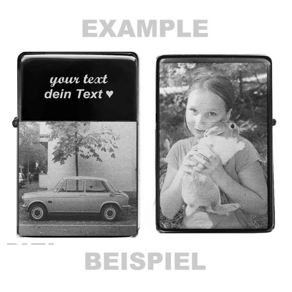 Mein Auto Foto Feuerzeug personalisiertes Fotogeschenk mit Gravur