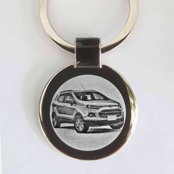 Ford Eco Schlüsselanhänger personalisiert mit Gravur