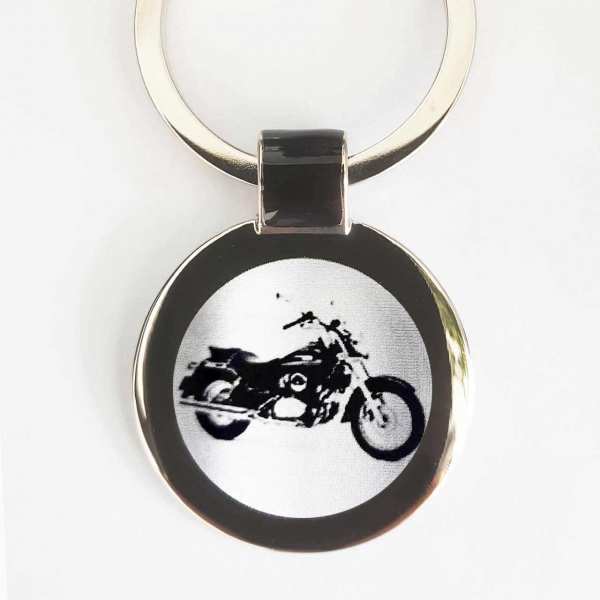 Honda VT125 Gravur Schlüsselanhänger personalisiert - original Fotogravur