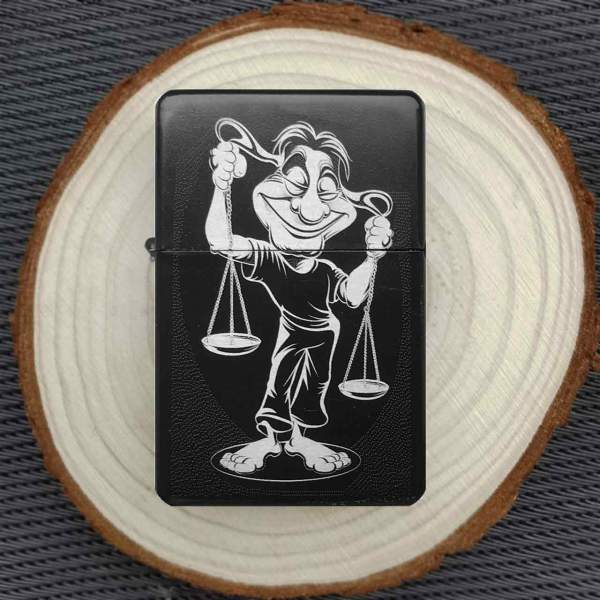 Feuerzeug Sternzeichen Waage No. 5 personalisierbar