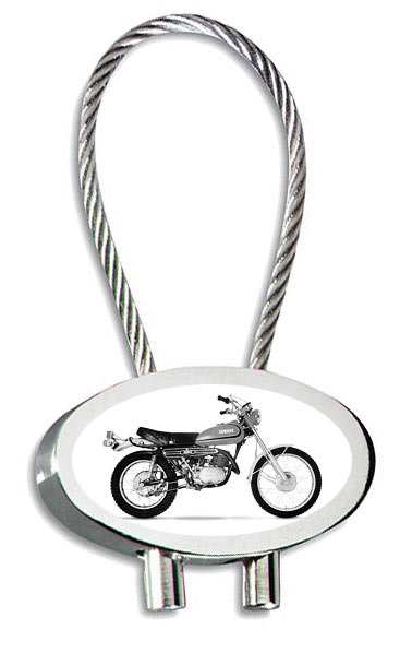 Yamaha DT250 Gravur Schlüsselanhänger personalisiert