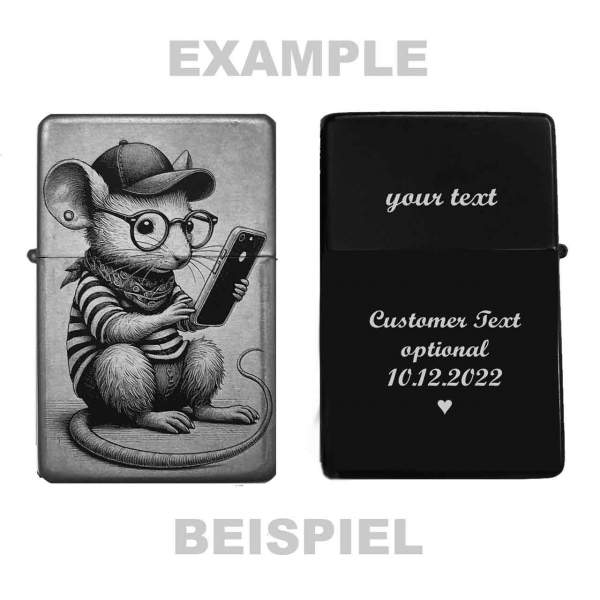 Feuerzeug Smartphone-Maus – personalisierbar