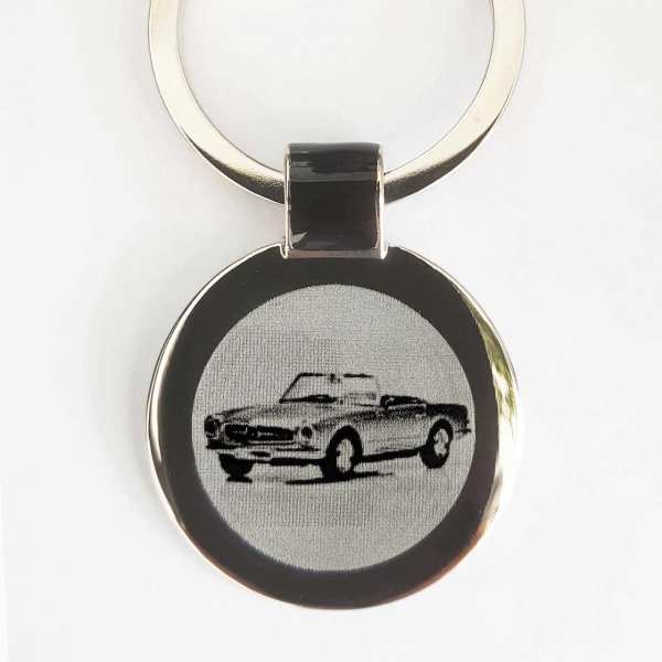 Mercedes 230SL Schlüsselanhänger personalisiert mit Gravur