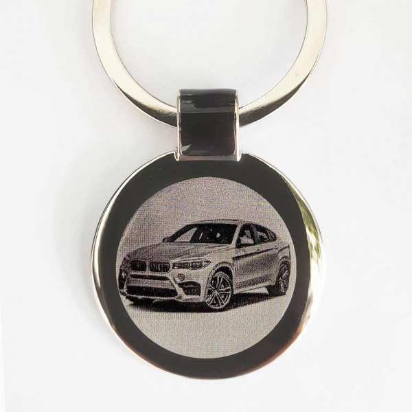 BMW X6 Schlüsselanhänger personalisiert mit Gravur