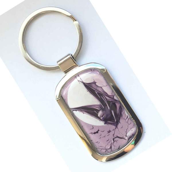 Fledermaus Schlüsselanhänger inkl. Textgravur