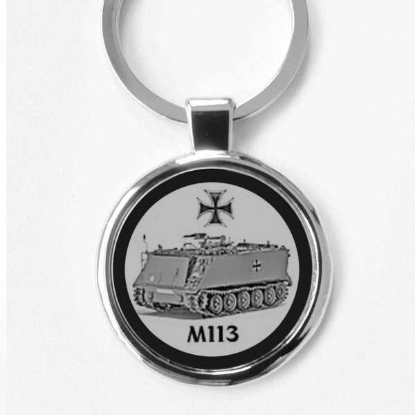 Bundeswehr M113 Schlüsselanhänger personalisiert