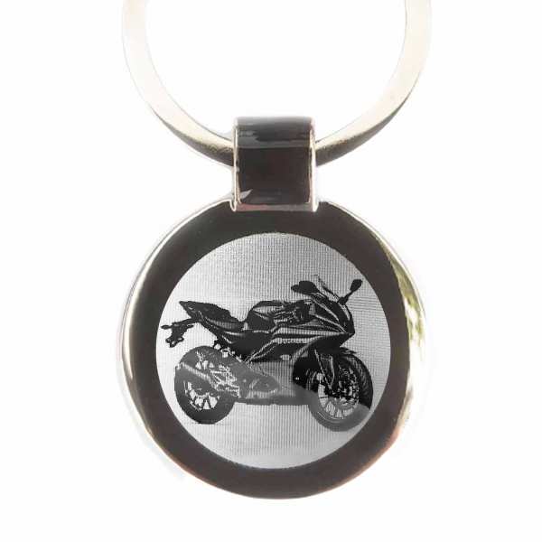 Yamaha R125 Motorrad Schlüsselanhänger mit Gravur