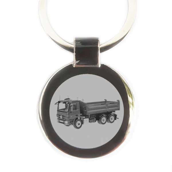 Actros Kipper Gravur Schlüsselanhänger personalisiert
