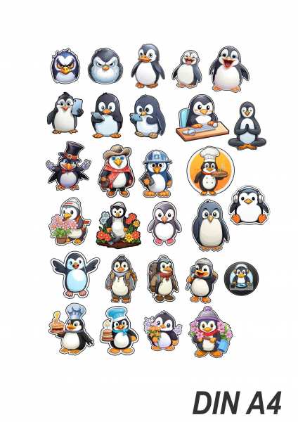 lustige pinguin sticker
