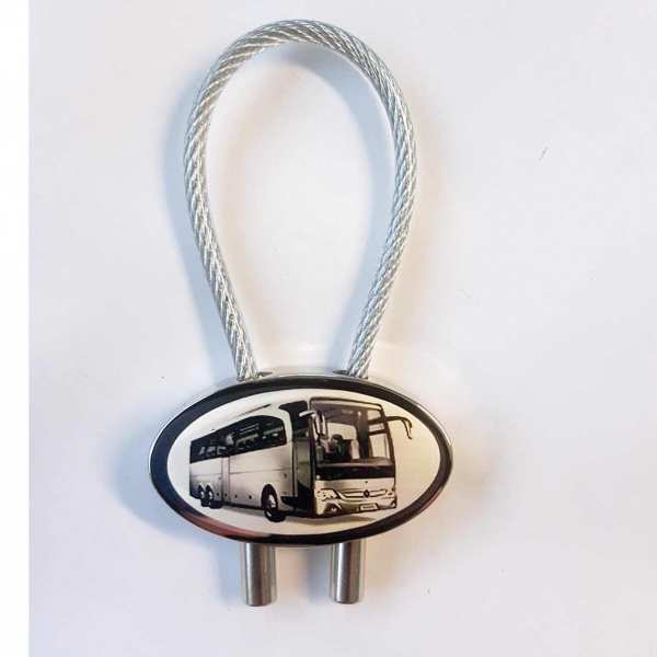 Mercedes Travego Schlüsselanhänger personalisiert