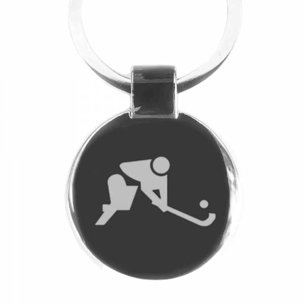 Feldhockey Gravur Schlüsselanhänger personalisiert