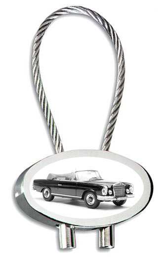 Mercedes 280SE Cabrio Schlüsselanhänger personalisiert