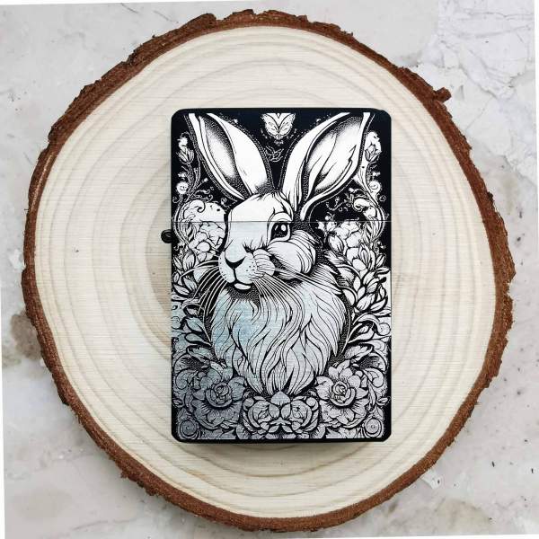 Zapalniczka Dear Bunny Rabbit opcjonalnie z własnym wygrawerowanym tekstem