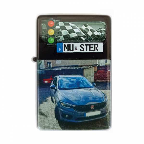 Auto Kennzeichen Fotogeschenk Feuerzeug