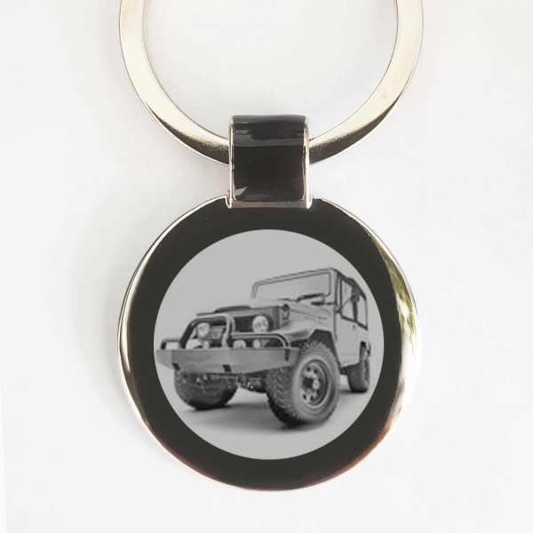 Toyota FJ40 Gravur Schlüsselanhänger personalisiert mit Gravur