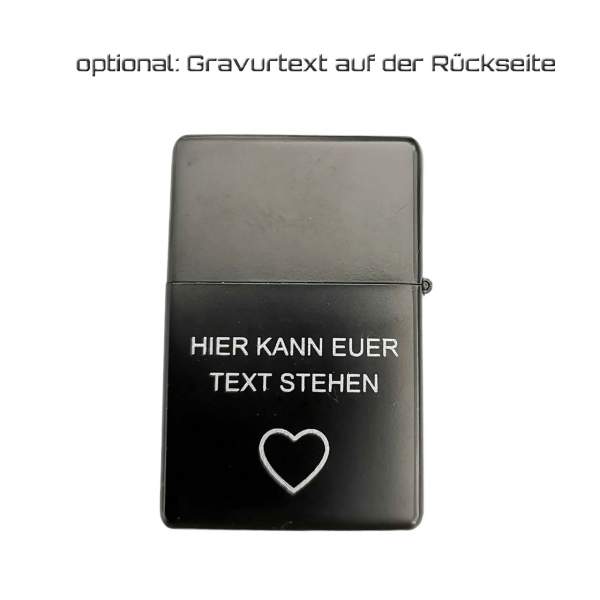 Sternzeichen Löwe Gravur Feuerzeug mit persönlicher Textgravur