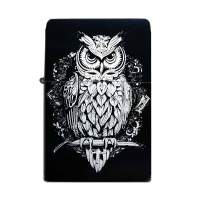 Eulen Tattoo Lineart Feuerzeug Eulen Tattoo Lineart Feuerzeug