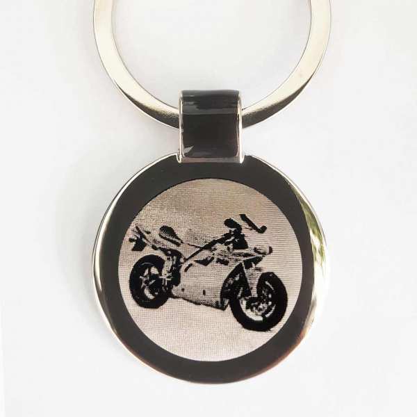 Ducati 748 Gravur Schlüsselanhänger personalisiert mit Gravur