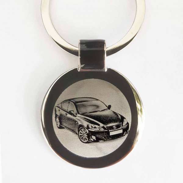 Lexus IS Gravur Schlüsselanhänger personalisiert