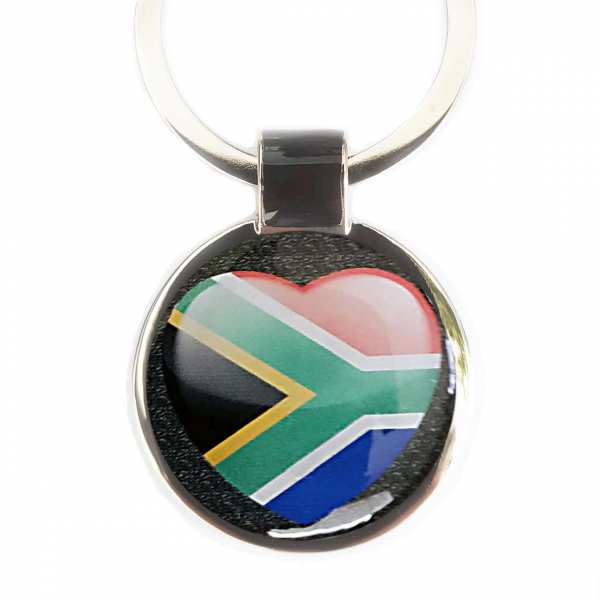 Love Südafrika Fotoschlüsselanhänger personalisiert mit Gravur