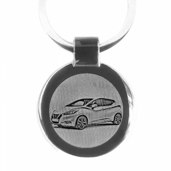 Nissan Micra Schlüsselanhänger mit Gravur