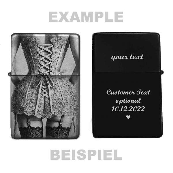 Feuerzeug Korsett – personalisierbar Dessou