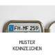 Vorschau: Beispiel Kennzeichen