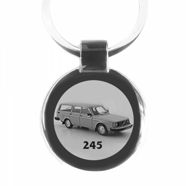 Volvo 245 Schlüsselanhänger Fotogravur