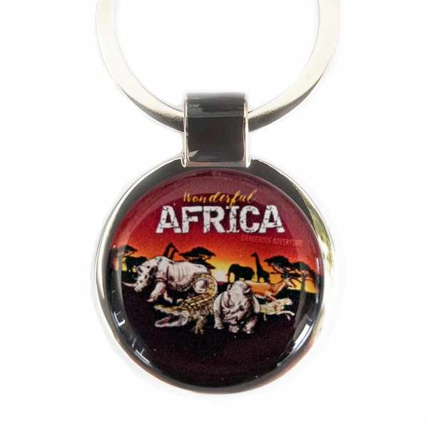 Wonderful Africa Schlüsselanhänger personalisiert mit Gravur 