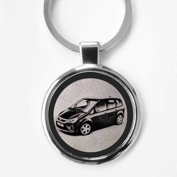 Ford C-Max Gravur Schlüsselanhänger personalisiert - original Fotogravur