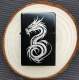 Aperçu: Briquet dragon avec gravure Dragon No2 dragon linéaire stylisé, dragon porte-bonheur