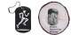 Vorschau: Marathon Schlüsselanhänger personalisierbar - Dogtag auch mit QR Code oder Foto