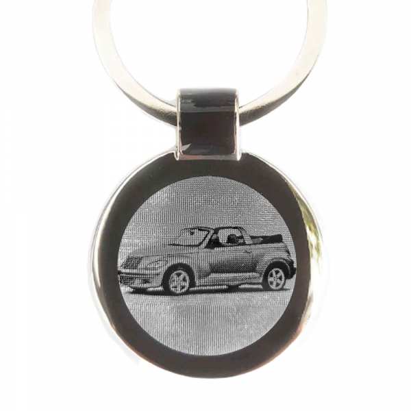Chrysler PT Cruiser Cabrio Schlüsselanhänger personalisiert mit Gravur