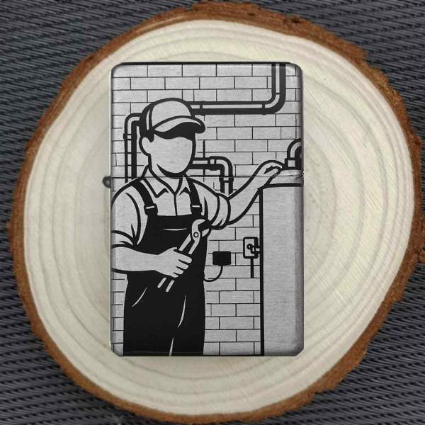 Feuerzeug Klempner – personalisierbar