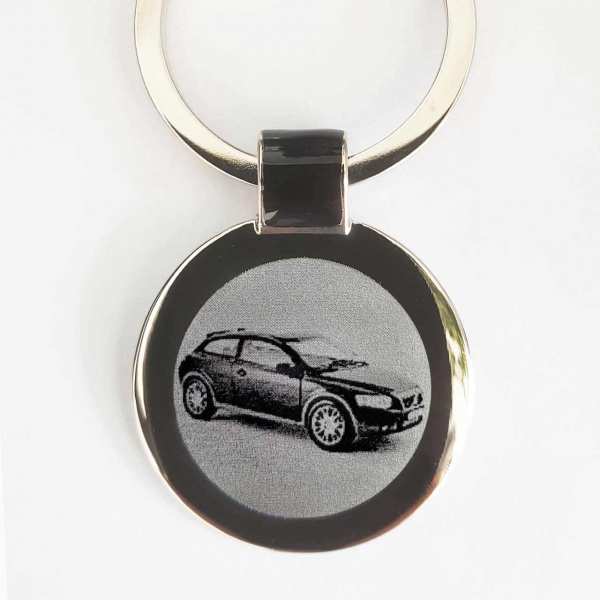 Volvo C30 Gravur Schlüsselanhänger personalisiert