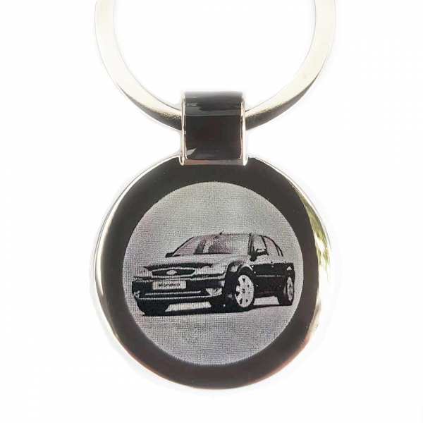 Ford Mondeo Schlüsselanhänger Fotogravur personalisiert mit Gravur