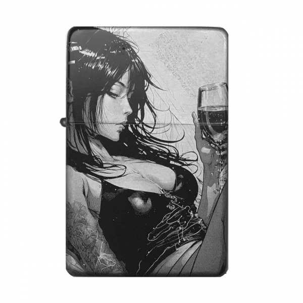 Chillen Feuerzeug mit sweet Manga-Girl-Motiv – Das perfekte Geschenk Freundinnen