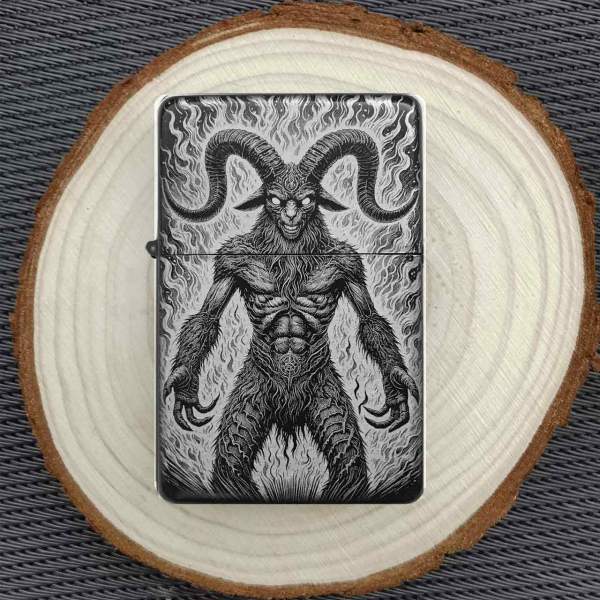 Feuerzeug Satan Dämon Teufel – personalisierbar