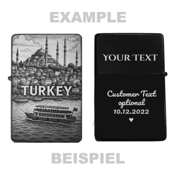 Feuerzeug TurkeyTürkei Top Sights – personalisierbar