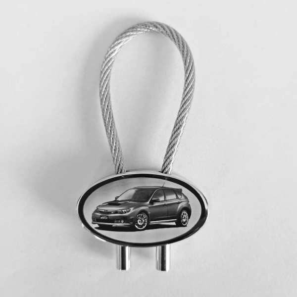Subaru Impreza WRX Schlüsselanhänger personalisiert mit Gravur
