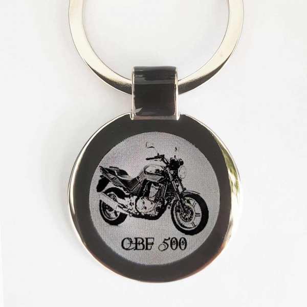 Honda CBF 500 Gravur Schlüsselanhänger personalisiert - original Fotogravur