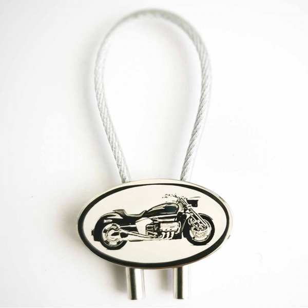 Honda Valkyrie Gravur Schlüsselanhänger personalisiert - original Fotogravur