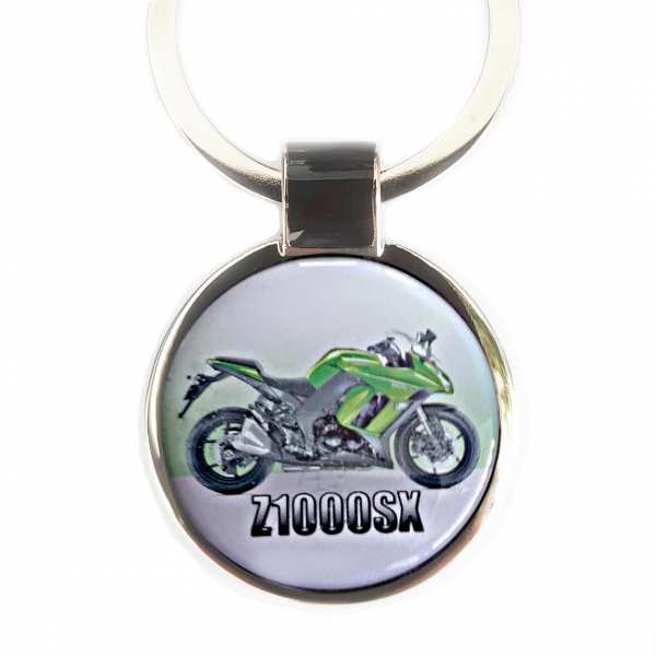 Kawasaki Z1000SX Schlüsselanhänger personalisiert mit Gravur