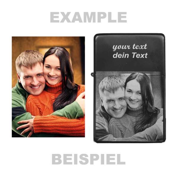 Lichter fotocadeau met je eigen tekstgravure